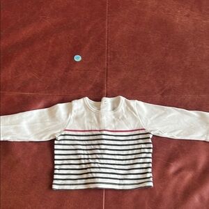 Petit Bateau Striped Shirt - Navy and Black